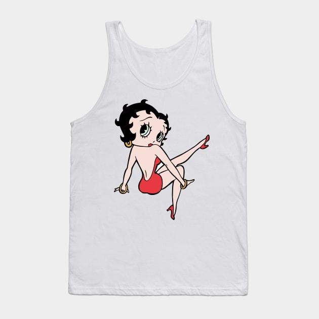 Betty Boop Tank Top by JAFARSODIK